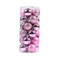 thumbnail image 2 of Christmas Decorations Cameland 24Pcs Christmas Balls for Xmas Christmas Tree 1.57" Mini Shatterproof Christmas Tree Decorations Hanging Ball Christmas Gifts for Holiday Wedding Party (Pink), 2 of 5