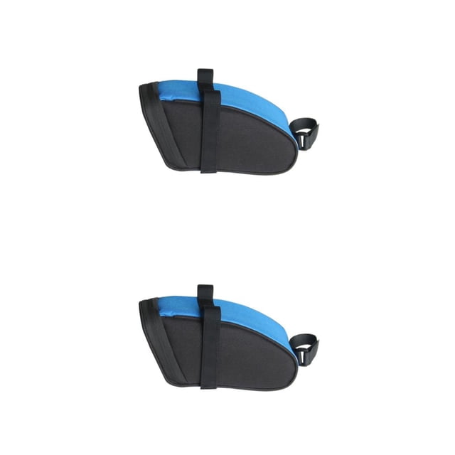 Eigraketly Bolsa impermeable para sillín de ciclismo para bicicletas: fácil de instalar y conveniente Bolsa impermeable para sillín de azul 18*9*9 2Conjunto
