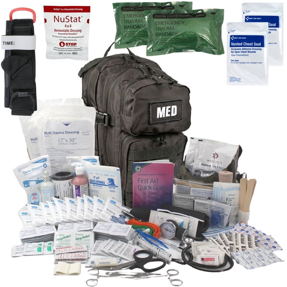 Elite First Aid - Tactical Trauma Kit with Advanced Bleeding Control