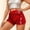 Red, variant on Endives Sequin Shorts for Women Sparkly High Waist Tie Up Elastic Shorts Club Party Wear Yellow