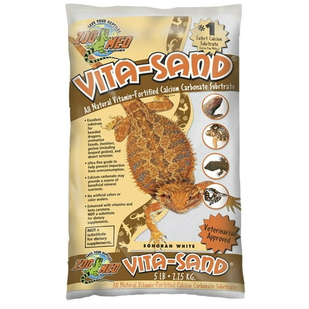 Zoo Med Laboratories SZMVW05 Vita-Sand 5lb Sonoran - White