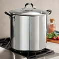thumbnail image 3 of Tramontina 22 Qt Stainless Steel Covered Stock Pot, 3 of 8