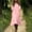 Pink, variant on BUIGTTKLOP Cotton Linne Dresses for Women Short Sleeve Crewneck Midi Dress A Line Pleated Casual Flowy Sundresses