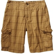 Men's Plaid Cargo Shorts