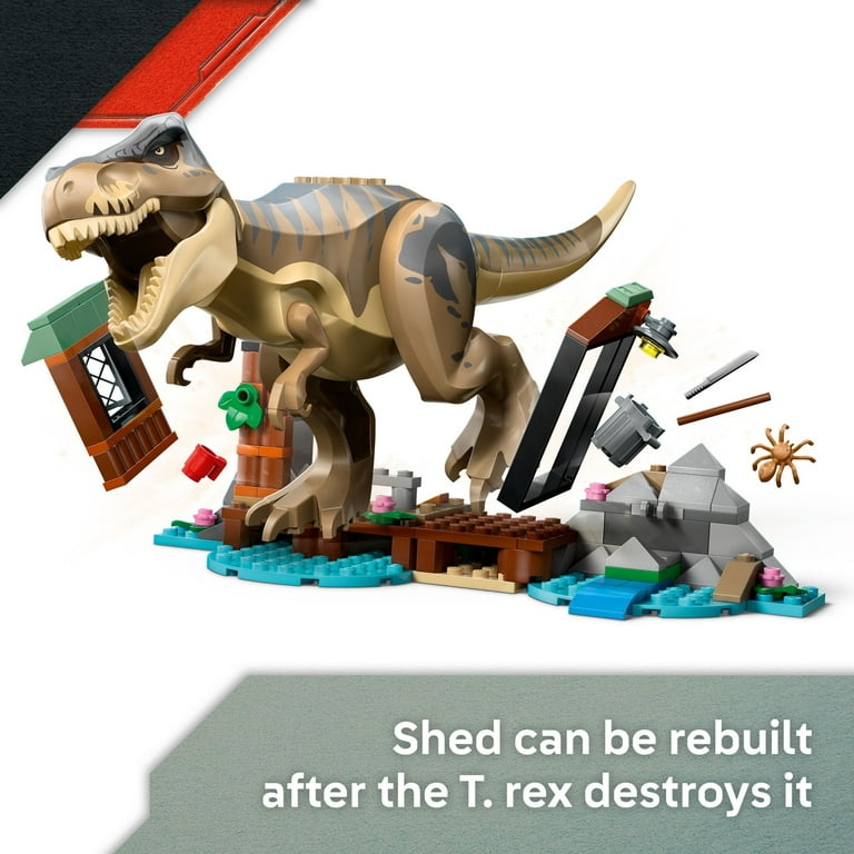 LEGO Jurassic World rex River Escape Dinosaur Toy For Kids