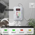 thumbnail image 3 of Combustible Gas Leak Detector Natural Gas Detector Carbon Monoxide Detector Monitor for Co Lpg Meth, 3 of 5