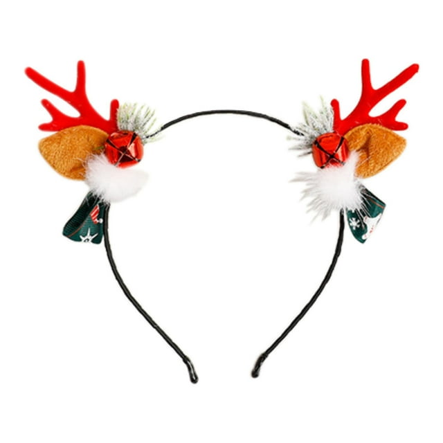 Diadema navideña Suministros para fiestas navideñas Accesorio Banda para el cabello Aro para el cabello para Campana