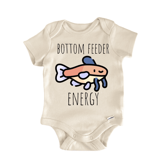 Catifsh Fish Fishing Newborn Baby Bodysuit