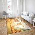 thumbnail image 4 of Welcome Fall Golden Retriever Cozy Autumn Field Pumpkins Golden Leaves Indoor Rug Goldens Dog Lover Gifts Idea Carpet Living Bed Room Sofa Home Decor - 12013, 4 of 5