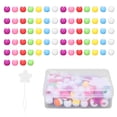 thumbnail image 1 of Perles de Cheveux, 74 Pcs Perles de Cheveux Pinces à Cheveux Flexibles Anneaux de Tresse de Cheveux Design Épuré, 1 of 8