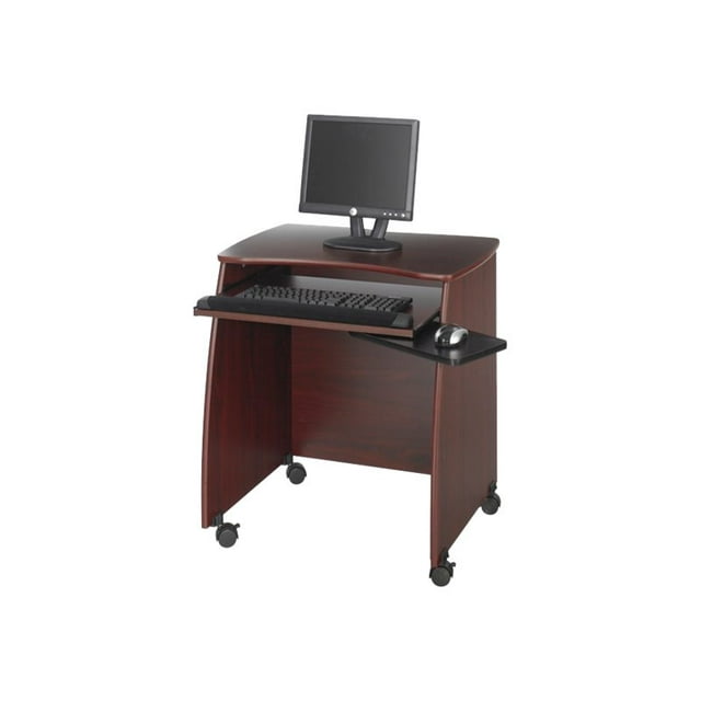 Safco Picco Duo - Station de Travail - mobile - Rectangulaire - Acajou