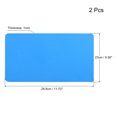 thumbnail image 2 of Uxcell 12x9" Silicone Mat, 2 Pack Resin Casting Crafts Pad Non-Slip Nonstick Sheets Protector, Blue, 2 of 6