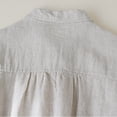 thumbnail image 3 of 2026 Cotton Linen Tank Tops for Women Casual Button Down Sleeveless Shirts Summer Solid V Neck Blouses Tops, 3 of 6