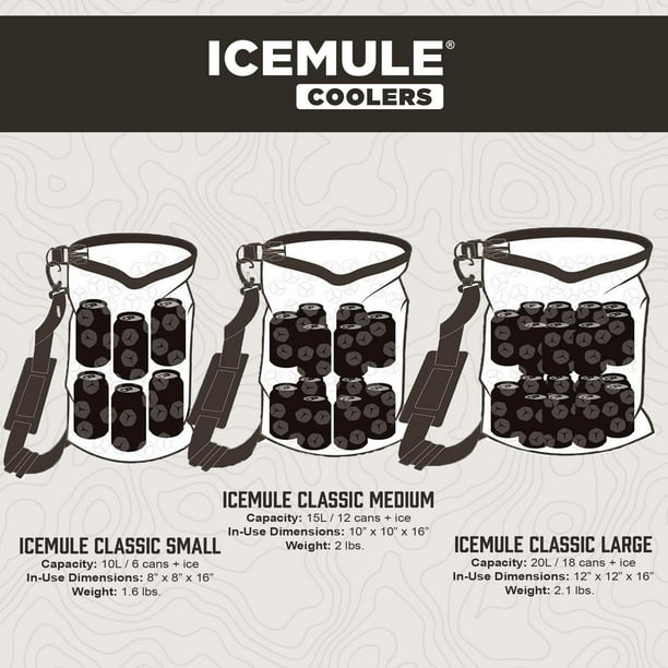 IceMule Classic Medium 15 Liter 12 Can Soft Insulated Waterproof