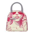 thumbnail image 1 of Balery Ace Of Diamonds Lady Bolsa de Almuerzo para Mujeres, Caja de Almuerzo, Bolsa de Almuerzo Pequeña Impermeable, Tote de Almuerzo Reutilizable con Gran Capacidad, 1 of 6