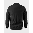 thumbnail image 2 of Men's Letter Embroidered Slim Fit Lightweight Sportswear Jacket Casual Bomber Jacket, 2 of 6