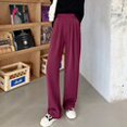 thumbnail image 1 of Pantalones de pierna ancha holgados de cintura alta informales para mujer primavera otoño nueva mujer hasta el suelo trajes blancos pantalones largos de mujer Tan Jianjun unisex, 1 of 2