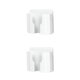 thumbnail image 4 of Bearachild Soporte colgante para carga de teléfono móvil, caja de almacenamiento montada en soporte de Control remoto masculino multifunción montado en Blanco 2piezas Bearachild CBP065438, 4 of 6