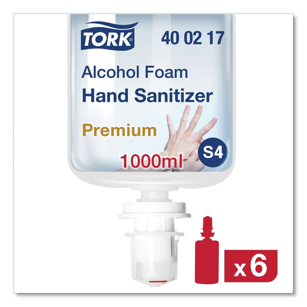 1L Bottle Unscented Premium Alcohol Foam Hand Sanitizer (6/carton)