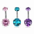 thumbnail image 3 of Racing Butterfly Heart Belly Button Ring Navel Piercing Ring Stainless Steel Belly Piercing Ring, 3 of 8