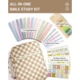 thumbnail image 7 of Soda Candy Handbags for Women Quilted Bible Cover Case Large Bible Bags Organizer Carrying Case for Girls Bible Study Supplies Accessories Christian Gifts for Women, 7 of 7
