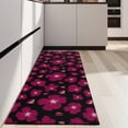 thumbnail image 4 of Pioneer Flower Floral Print Pattern Kitchen Rug Mat,Kitchen Runner Rugs Non Skid Washable,Decorative Kitchen Floor Mats for Kitchen,Sink,Laundry,17"X47", 4 of 5
