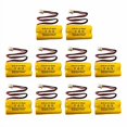 thumbnail image 2 of 2.4V 600MAH NiCd Exit Sign Emergency Light Battery Replacement (10 Pack) Yellow, 2 of 4
