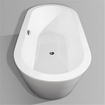 Wyhdham Collection  Mermaid Soaking Bathtub White