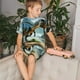thumbnail image 4 of Balery Lake Forest Dinosaur A Conjunto de Pijama Infantil de Manga Corta con Estampado – Ropa de Dormir de Algodón Suave-Small, 4 of 6
