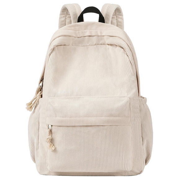 Mochila Unineovo School para adolescentes y niñas de pana beige