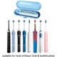 thumbnail image 4 of Funda protectora de viaje de 3 piezas para cepillos de dientes eléctricos y cabezal de cepillo de repuesto, estuche de viaje para cepillos de dientes eléctricos - blanco, azul, rosa Xemadio LL-1817, 4 of 6