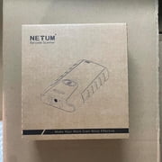 Mini 2D Bluetooth Barcode Scanner, NETUM 3-in-1 Portable QR Bar Code Reader Back Clip Work with iOS Android Windows MacOS for Warehouse Inventory POS -E800(Black)
