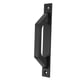 thumbnail image 3 of Manija de puerta corredera, manija de puerta de granero de gabinete galvanizado de Metal con tornillos de montaje, color negro, 3 of 5
