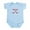 Sky Blue, variant on CafePress - Skateboard This Is How I Roll Infant Bodysuit - Baby Light Bodysuit, Size Newborn - 24 Months