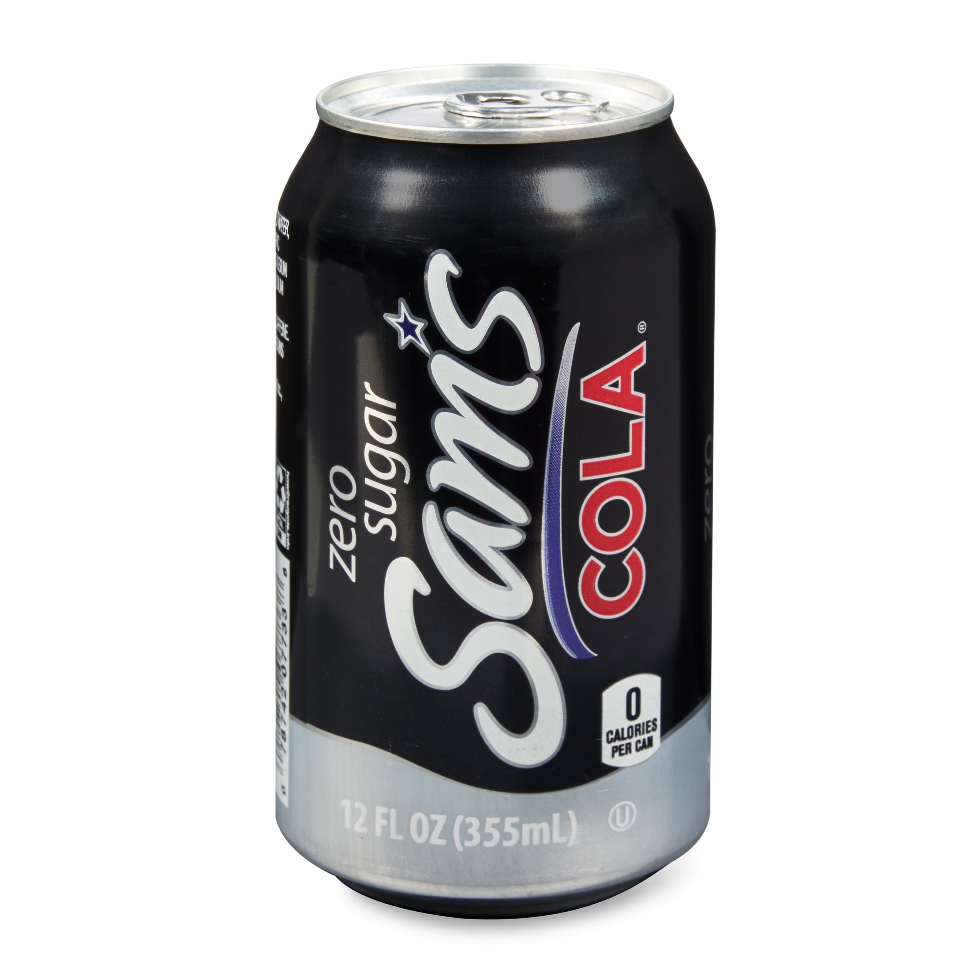Great Value Zero Sugar Cola Soda Pop, 12 Pack, 12 Fl Oz Cans 