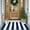 Navy Blue and White, variant on iOhouze Small Area Rugs 2 x 3 ft Washable Outdoor Rugs Black White Striped Front Door Mats Welcome Mats for Porch Entryway Home Entrance