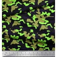 thumbnail image 2 of Soimoi Poly Georgette Fabric Two Tone Camouflage Decor Fabric Printed Yard 52 Inch Wide, 2 of 3