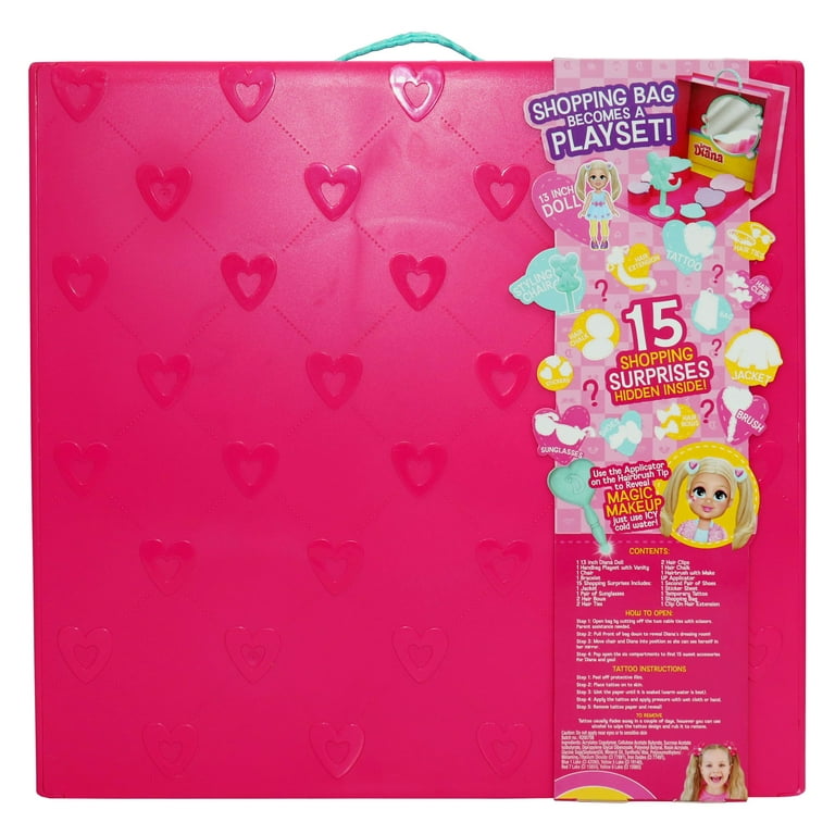 Love Diana Mystery Shopper Playset With 13 inch Doll Plus 12 Surprises For Ages 3