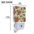 thumbnail image 4 of Yayeee LED Night Light for The Home Plug in With Light Sensors 2 Pack, Retro Christmas Holly, 4 of 6