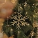 thumbnail image 4 of Adornos Navideños onlyliua Hierro Forjado Copo de Nieve Tridimensional Color Champán y Dorado, 4 of 6