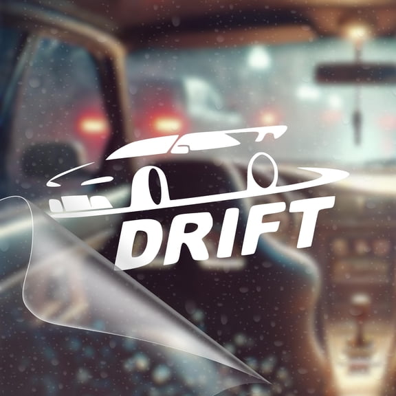 Drift Car - JDM Car Vinyl Decal Bumper Sticker for Car, Wall, Window, Vehicle, Weather Resistant