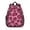 Black and Pink, variant on Black and White Leopard Print Pattern Backpack for School, Cute School Bag with Adjustable Shoulder Straps and Padded Back, 15"x11.42"x5.5"