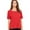 Red Speckled, variant on Bella   Canvas Women's Slouchy Tee B8816