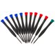 thumbnail image 1 of Kit de 11 destornilladores para reparación de gafas, herramientas de precisión para reparación de teléfonos, relojes, joyas, gafas y PC, juego de destornilladores magnéticos (negro), 1 of 7