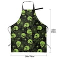 thumbnail image 2 of Kdxio Skulls And Cobwebs Apron with Pockets Adjustable Kitchen Aprons for Men Women Waterproof Aprons for Cooking,Drawing,Crafting, Baking Household Cleaning, 2 of 5