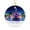 Accra, variant on Bermuda Travel Map Ornament, Bermuda road Travel Ornament, Christmas Tree Decoration for Travel Lovers