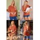 thumbnail image 3 of Camisas de maternidad Ekouaer, paquete de 3 unidades, manga corta, talla M, 3 of 6