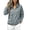 Gray, variant on Womens Fleece Workout Jacket Full Zip Long Sleeve Stand Collar Fall Winter Outerwear Casual Loose Solid Color LightWeight Coat with Pocket