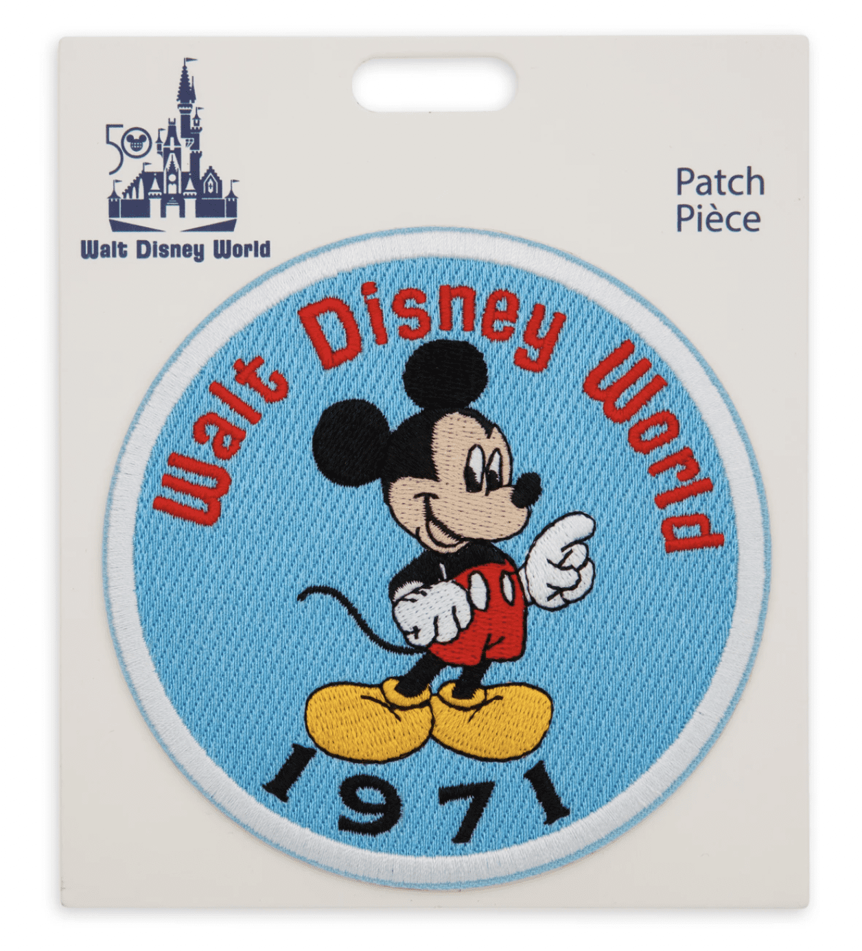 Mickey Mouse Walt Disney World 1980's Embroidered Patch - New in package  