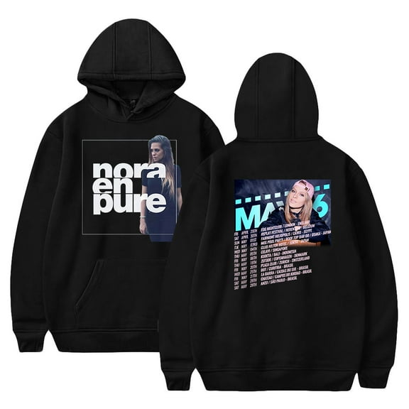 Nora En Pure Tour 2024 Hoodie Unisex Daily Commuter Fashion Printed Pullover